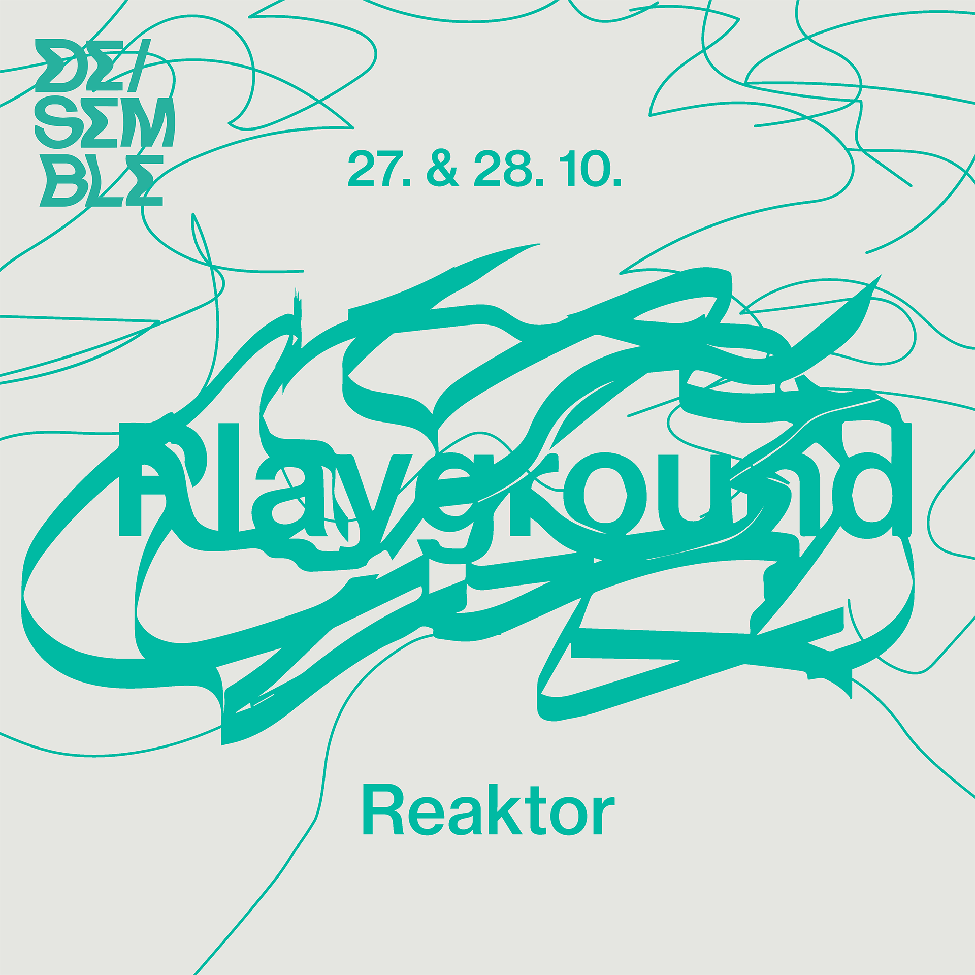 PLAYGROUND - 27. & 28.10.2023 at Reaktor. Presented by DE/SEMBLE - Festival for Jazz and Adventurous Music in Vienna